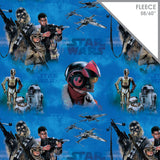 Star Wars VII - Hero- Printed Fleece -Blue