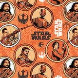 Star Wars Rogue One : Rebel Circles - Printed Fleece