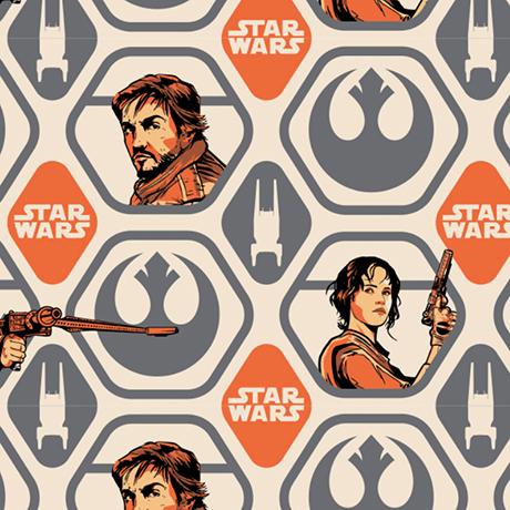 Star Wars - Rogue One: A Star Wars Story Rebel Polygon - Printed Flannel - Multi