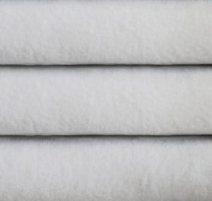 White- One sided Fleece - 100% Polyester Fleece