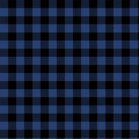 Buffalo Plaid - Printed Fleece by CDS - Black Royal