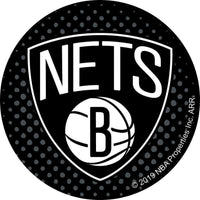 NBA Nets de Brooklyn Logo sur fond uni - Appliqué Ad-Fab