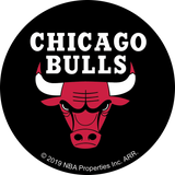 NBA Bulls de Chicago logo global sur fond uni - Appliqué Ad-Fab