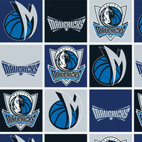 Dallas Mavericks Block - 100% Polyester 58/60 1.5Yd Fleece - 83DAL0006AYCAZ - 01 Multi