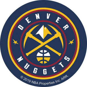 NBA Denver Nuggets Logo On Solid Adhesive Fabric Badge