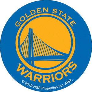 NBA  Golden State Warriors Logo On Solid Adhesive Fabric Badge