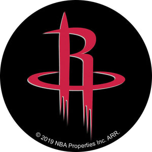 NBA Houston Rockets Logo On Solid Adhesive Fabric Badge
