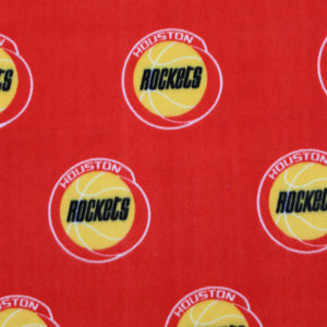 NBA - Houston Rockets Logo Retro - Printed Fleece - Red