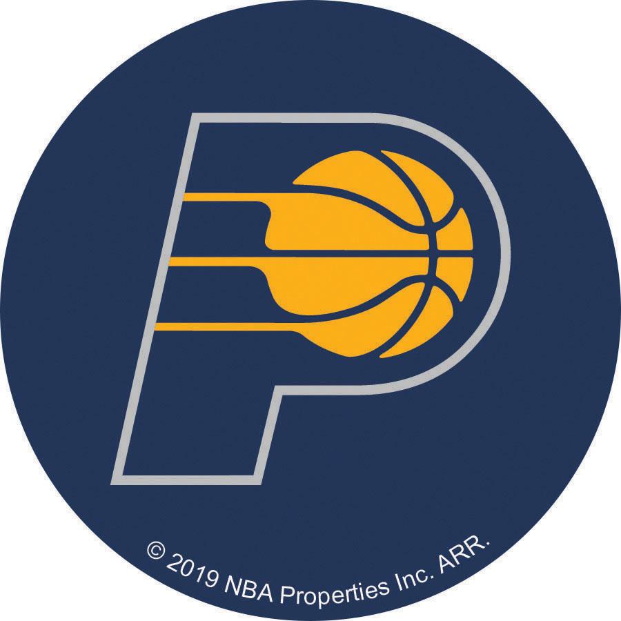 NBA Indiana Pacers Logo On Solid Adhesive Fabric Badge