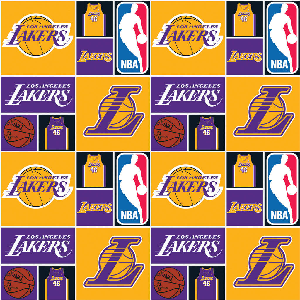 NBA Collection - Los Angeles Lakers Patch - Multi - Cotton
