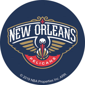 NBA New Orleans Pelicans Logo On Solid Adhesive Fabric Badge