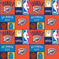 NBA Collection - Oklahoma City Thunder Patch- Orange - Cotton