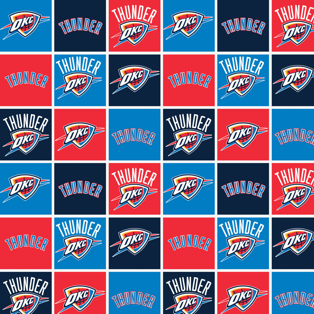 Thunder d'Oklahoma City en bloc - Molleton imprimé de NBA