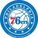 NBA 76ers de Philadelphia Logo sur fond uni - Appliqué Ad-Fab