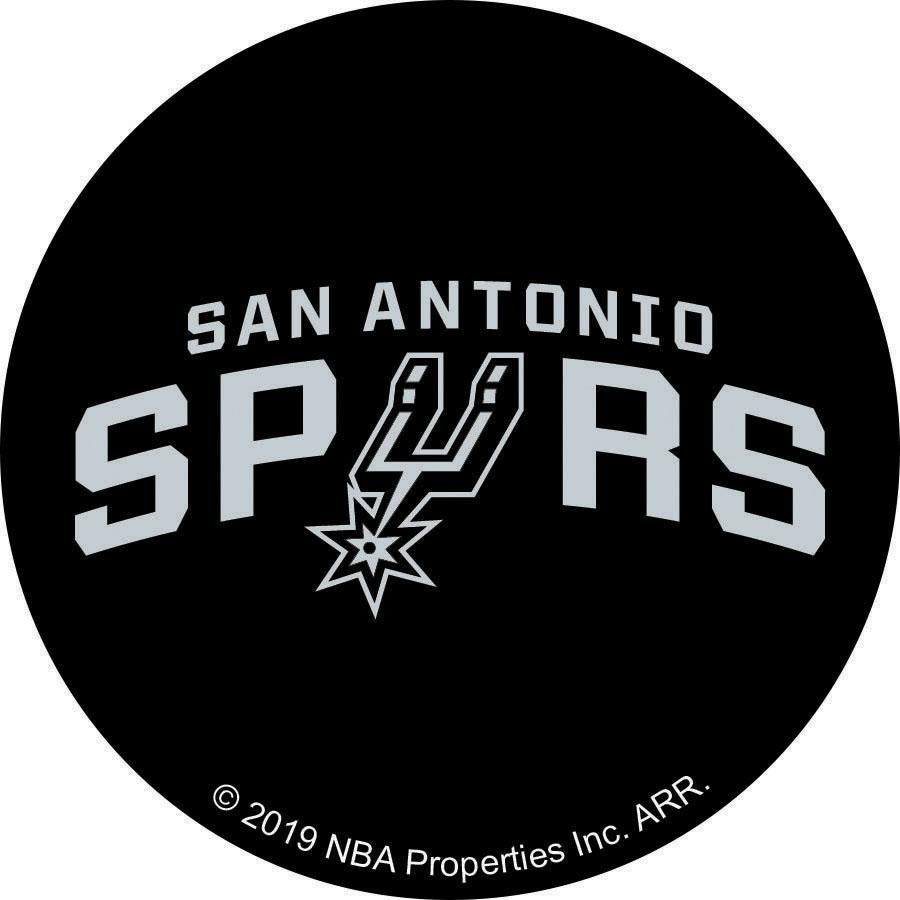 NBA Spurs de San Antonio Logo sur fond uni - Appliqué Ad-Fab