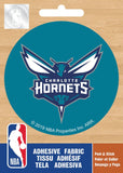 NBA Charlotte Hornets Logo On Solid Adhesive Fabric Badge