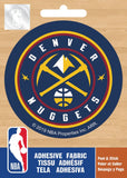 NBA Denver Nuggets Logo On Solid Adhesive Fabric Badge