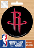 NBA Houston Rockets Logo On Solid Adhesive Fabric Badge