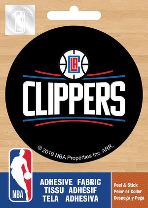 NBA Los Angeles Clippers Logo On Solid Adhesive Fabric Badge