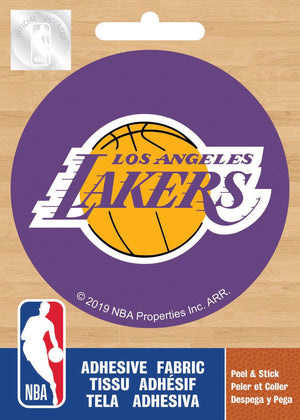 NBA Los Angeles Lakers Logo On Solid Adhesive Fabric Badge