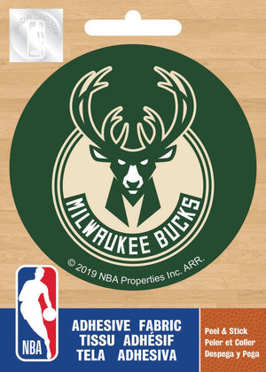 NBA Milwaukee Bucks Logo On Solid Adhesive Fabric Badge