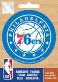 NBA 76ers de Philadelphia Logo sur fond uni - Appliqué Ad-Fab