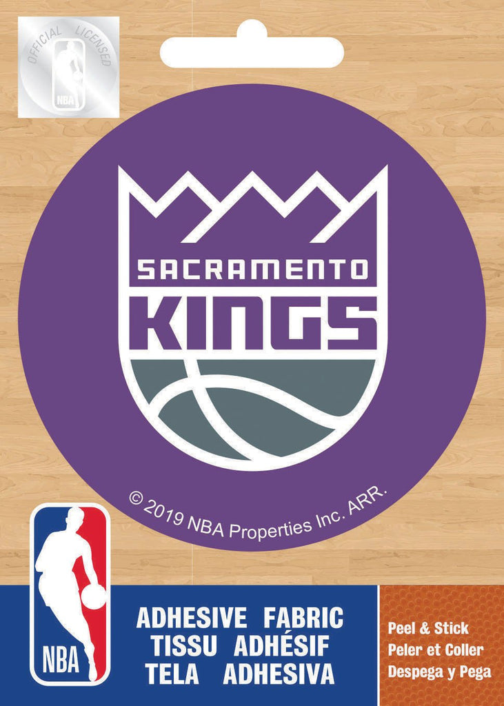 NBA Kings de Sacramento Logo sur fond uni - Appliqué Ad-Fab