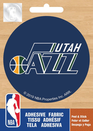NBA Utah Jazz Logo On Solid Adhesive Fabric Badge