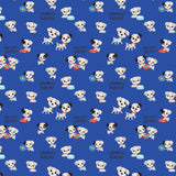Disney - The Day of the Little World Collection- Zooming Around - Blue - Cotton