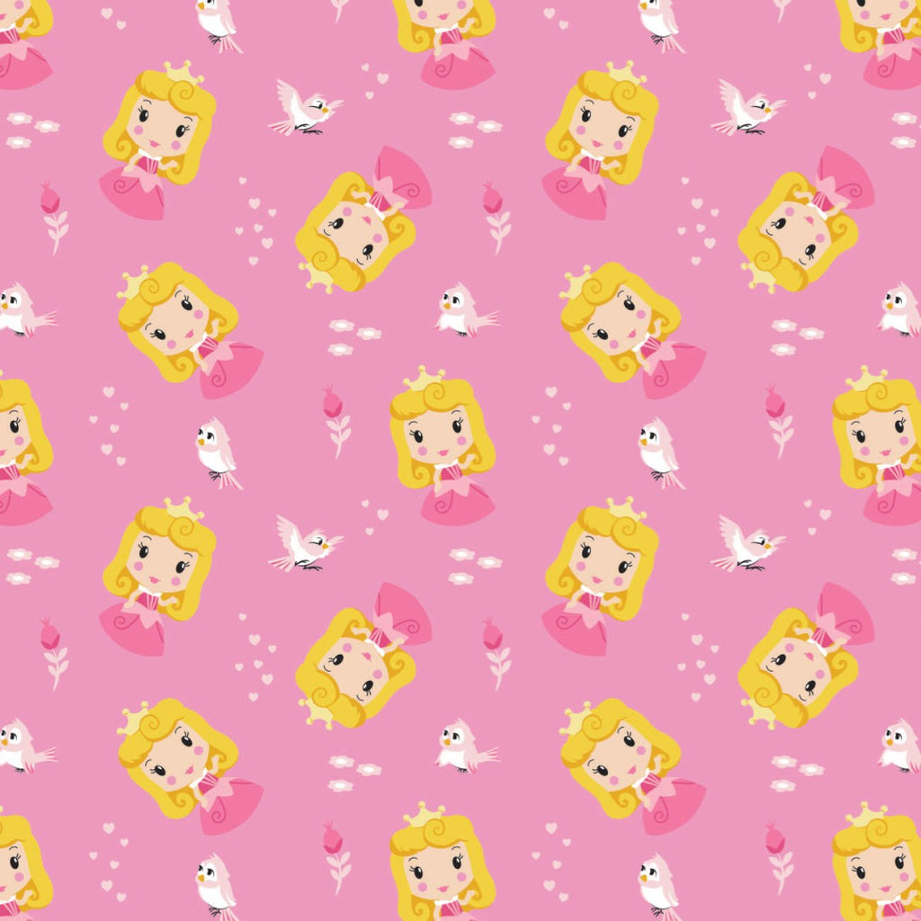 Disney Princess Kawaii - Cute Aurora Toss - Pink - Cotton