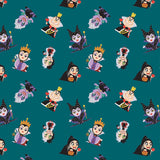 Disney - The Day of the Little World Collection-2 Yard Cotton Cut - Villains Gather - Teal