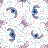 Disney Stitch Blogger Collection - Stitch Go with the Flow - White - Cotton 85240402-03