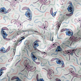 Disney Stitch Blogger Collection - Stitch Go with the Flow - White - Cotton 85240402-03