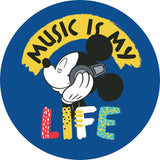 Disney Mickey Music Adhesive Fabric Badge