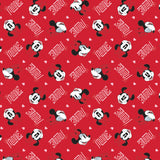 Disney Mickey & Friends Collection-Bowtiful Minnie -Cotton- Red