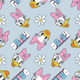Disney Mickey & Friends Collection-Oopsie Daisy Duck-Cotton-Grey