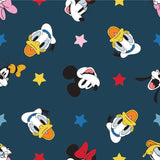 Disney Mickey & Friends Collection-Better Together-Cotton-Navy