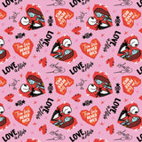 Nightmare Before Christmas - Character Valentine's Day - Valentine - Pink - Cotton
