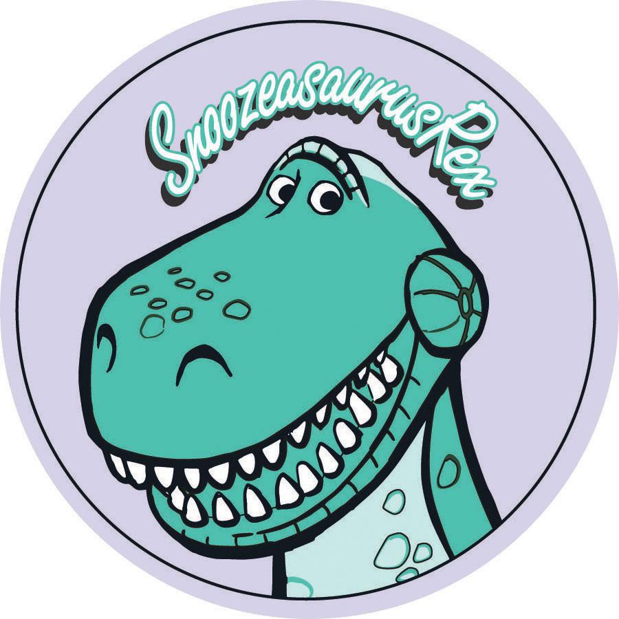 Disney Snoozeasaurus Rex Adhesive Fabric Badge