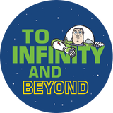 Disney/Pixar Toy Story Buzz Lightyear to Infinity Adhesive Fabric Badge
