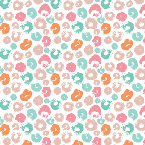 Printed Flannel-Spots Flannel-White-100% Cotton-89220703B-01