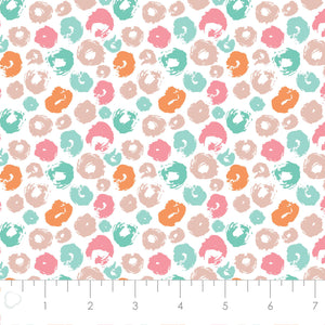 Printed Flannel-Spots Flannel-White-100% Cotton-89220703B-01