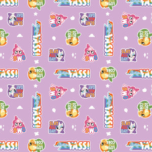 My Little Pony II - Sticker Toss - Purple - Cotton