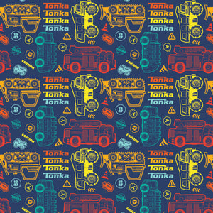 Hasbro Tonka III-Outline Truck Toss- Cotton - Blue