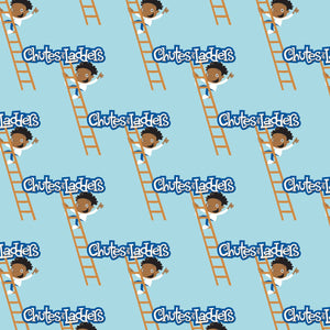 Hasbro Gaming II - Chutes & Ladders - Blue - Cotton