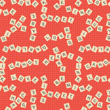 Valentine's Day II Collection-Scrabble Valentine Dot - Cotton- Red