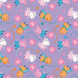 Peppa Pig Hand Made Collection - Peppa Made with Love - Purple - Cotton