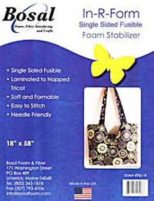 Bosal White In R Form Plus Double Sided Fusible - Sold by the yard Fusible  - Quilt in a Day