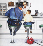 Norman Rockwell - La fugue - Trousse d'art broderie diamant de Camelot DOTZ