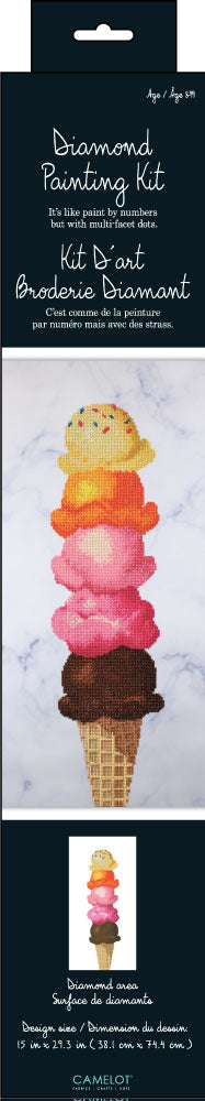 Camelot Dots - Ice Cream Diamond Painting Kit